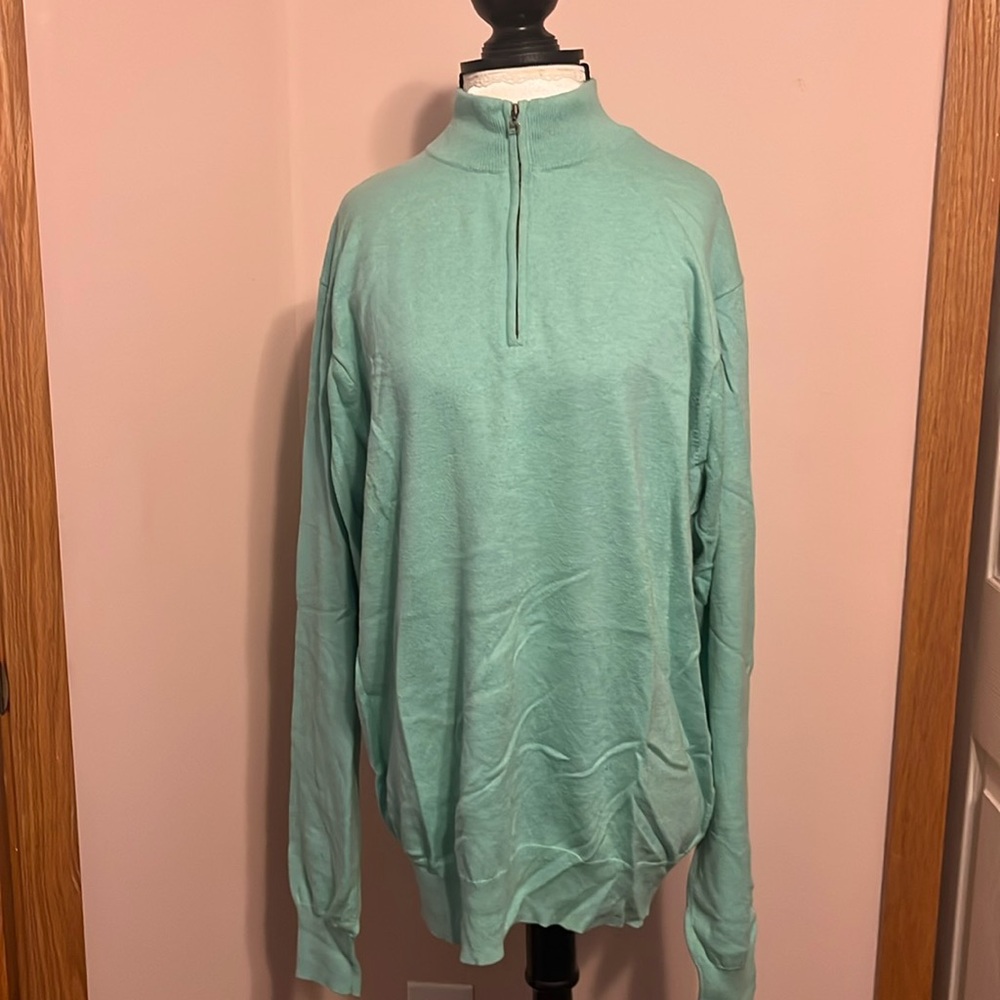 Peter Millar 1/4 zip lightweight sweater